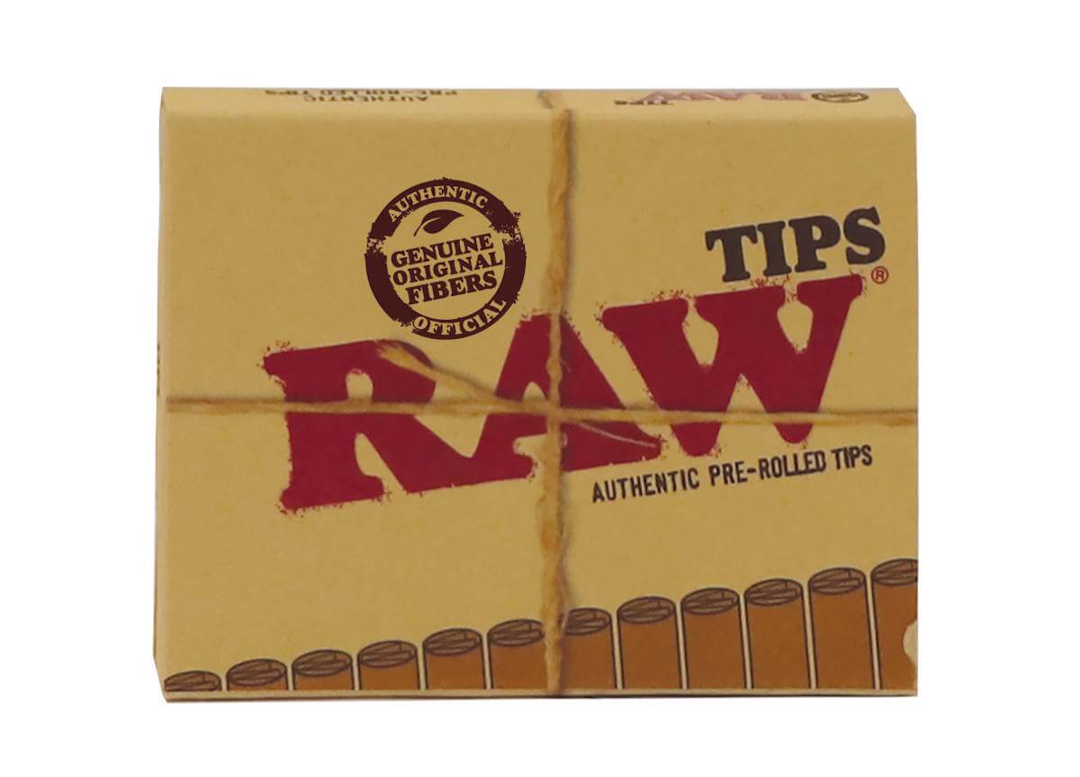 RAW Prerolled Tips Vorgerollte Filtertips 200 Stück