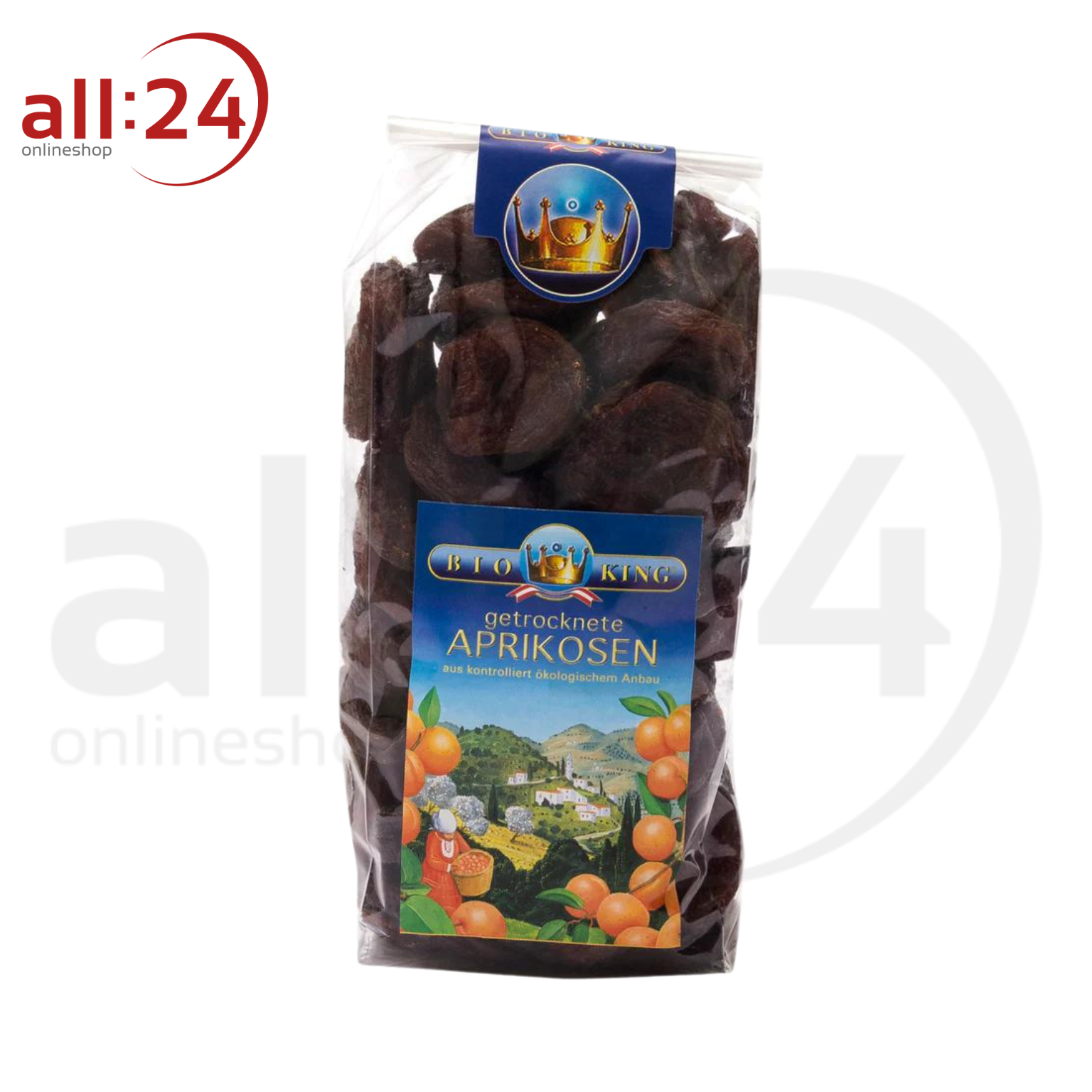 BioKing Bio Aprikosen Getrocknet, 250g-500g