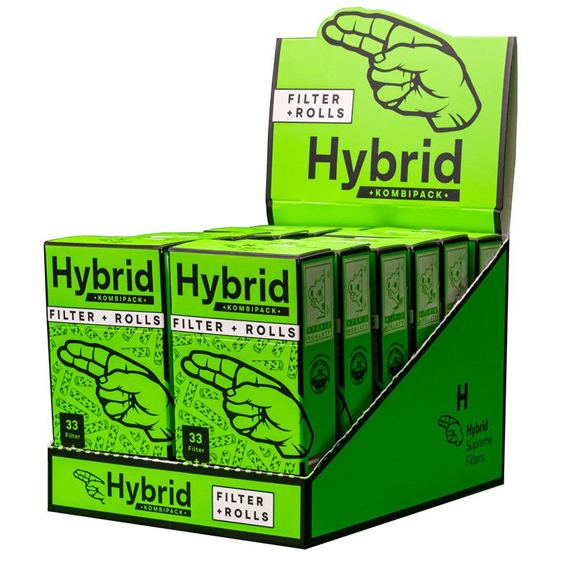 Hybrid Supreme Filter & Paper Rolls Display mit 12 Boxen