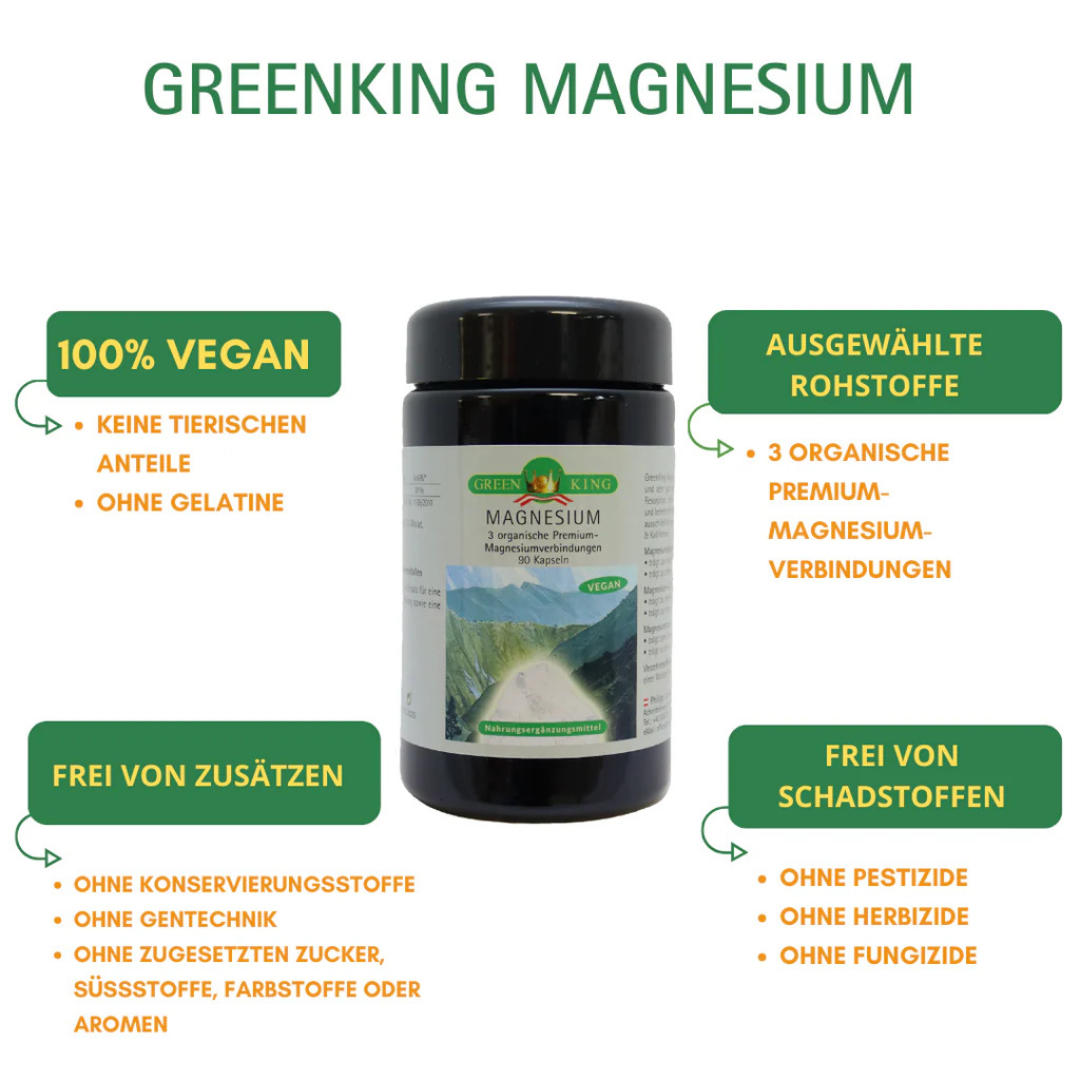 GreenKing Magnesium 90 Kapseln