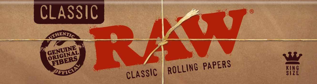 RAW Classic King Size Rolling Paper 50 Stück 33 Blatt