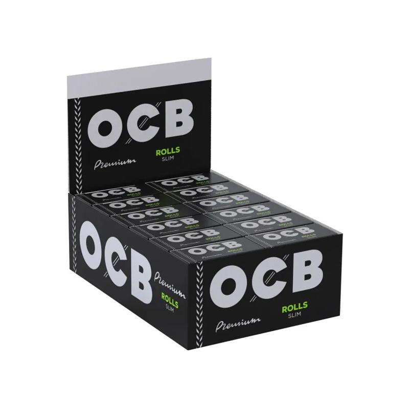 OCB Premium Rolls Slim Zigarettenpapier 24er Box