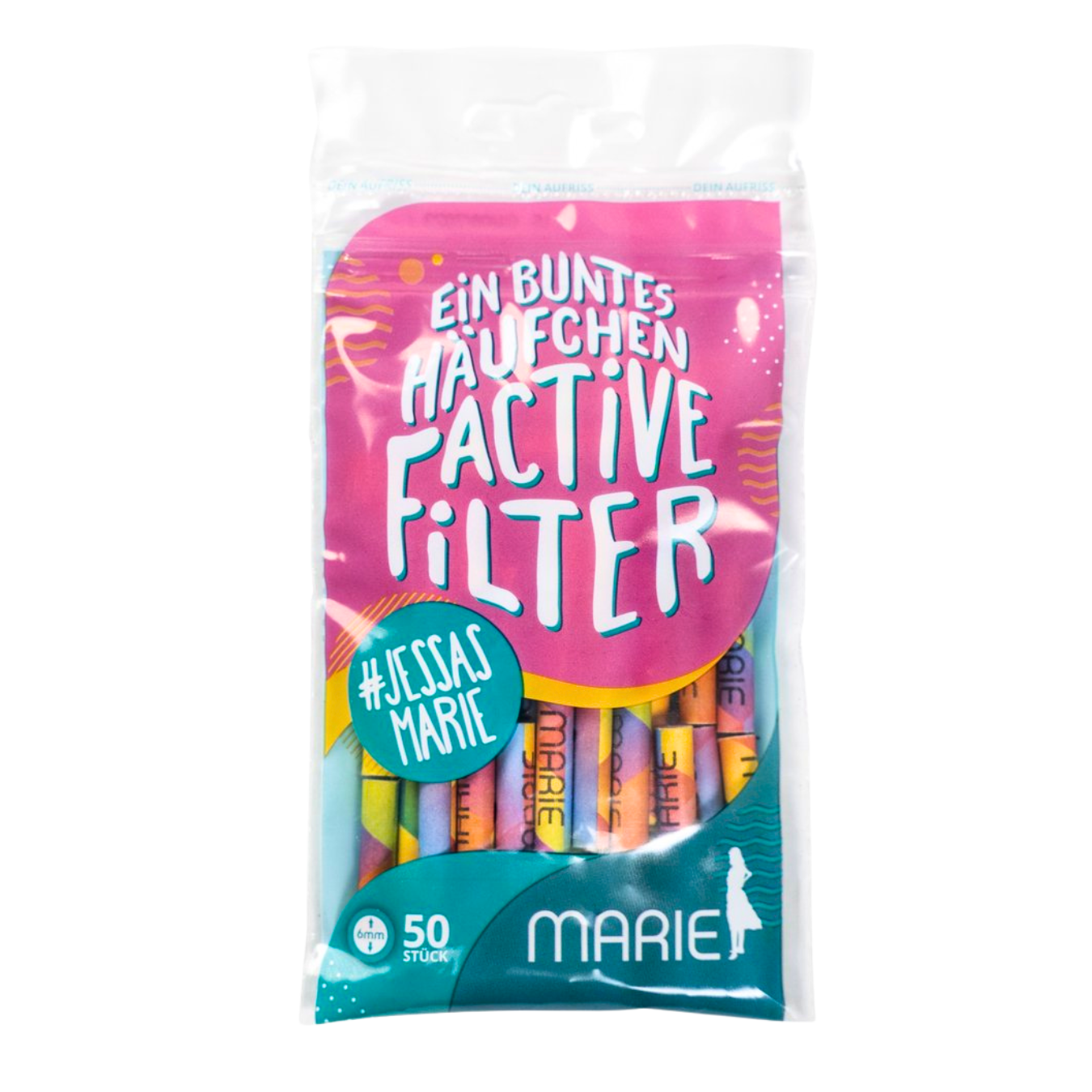 MARIE Active Filter bunt 6mm 50er Beutel