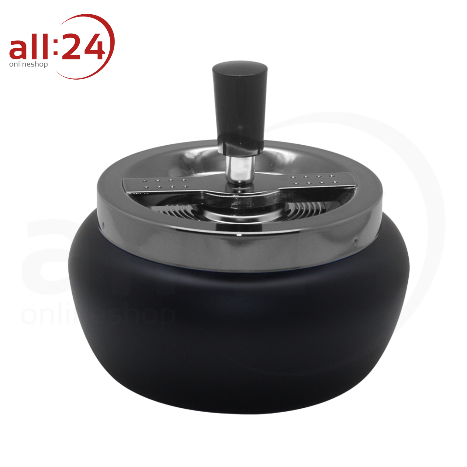 Aschenbecher Exklusiv Matt Anthrazit,⌀ 13 cm