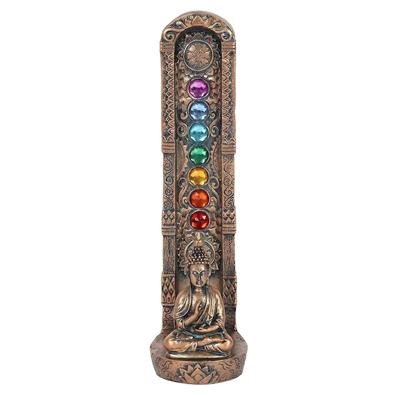 Räucherstäbchenhalter Buddha 7 Chakren