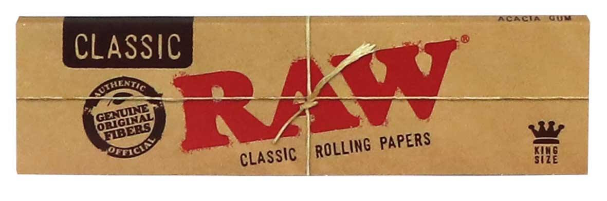 RAW Classic King Size Rolling Paper 50 Stück 33 Blatt