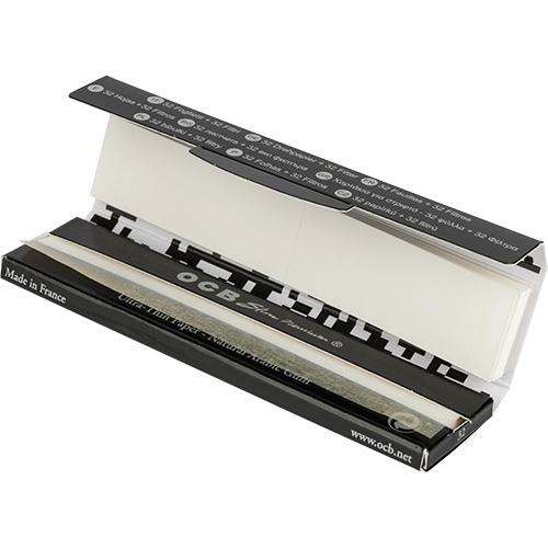 OCB Premium King Size Slim Zigarettenpapier + TIPS 32 Stück