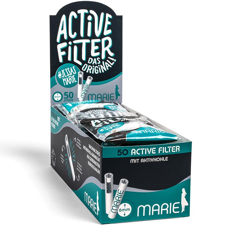 MARIE Active Filter 6mm 50 Stück 10 Beutel