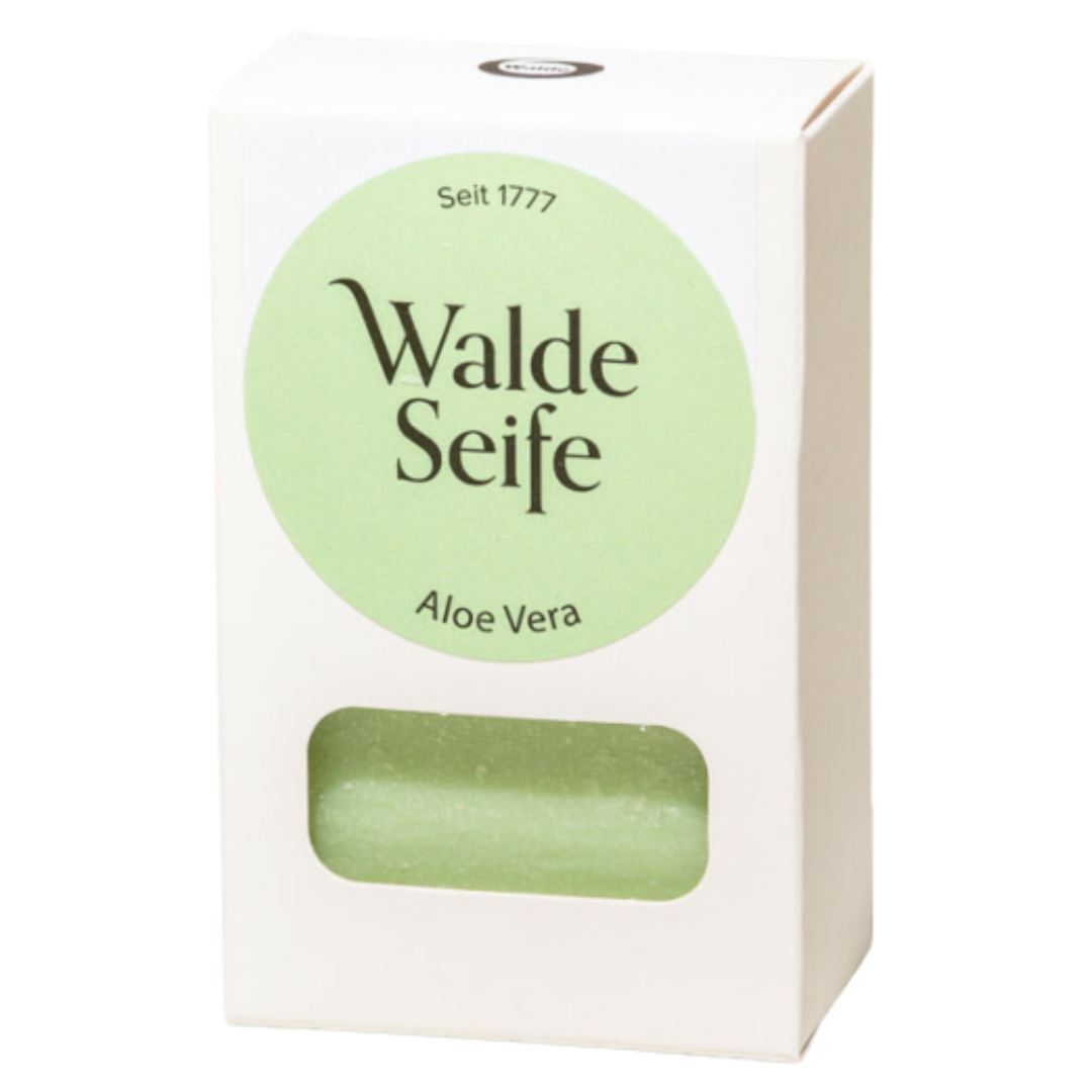 Walde Seifenstück Naturseife Aloe Vera 100g Plastikfrei