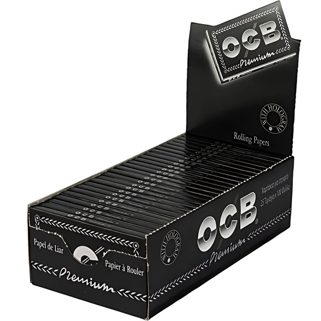 Box OCB Double Zigarettenpapier No. 4 Premium Kurz Box mit 25 Stück