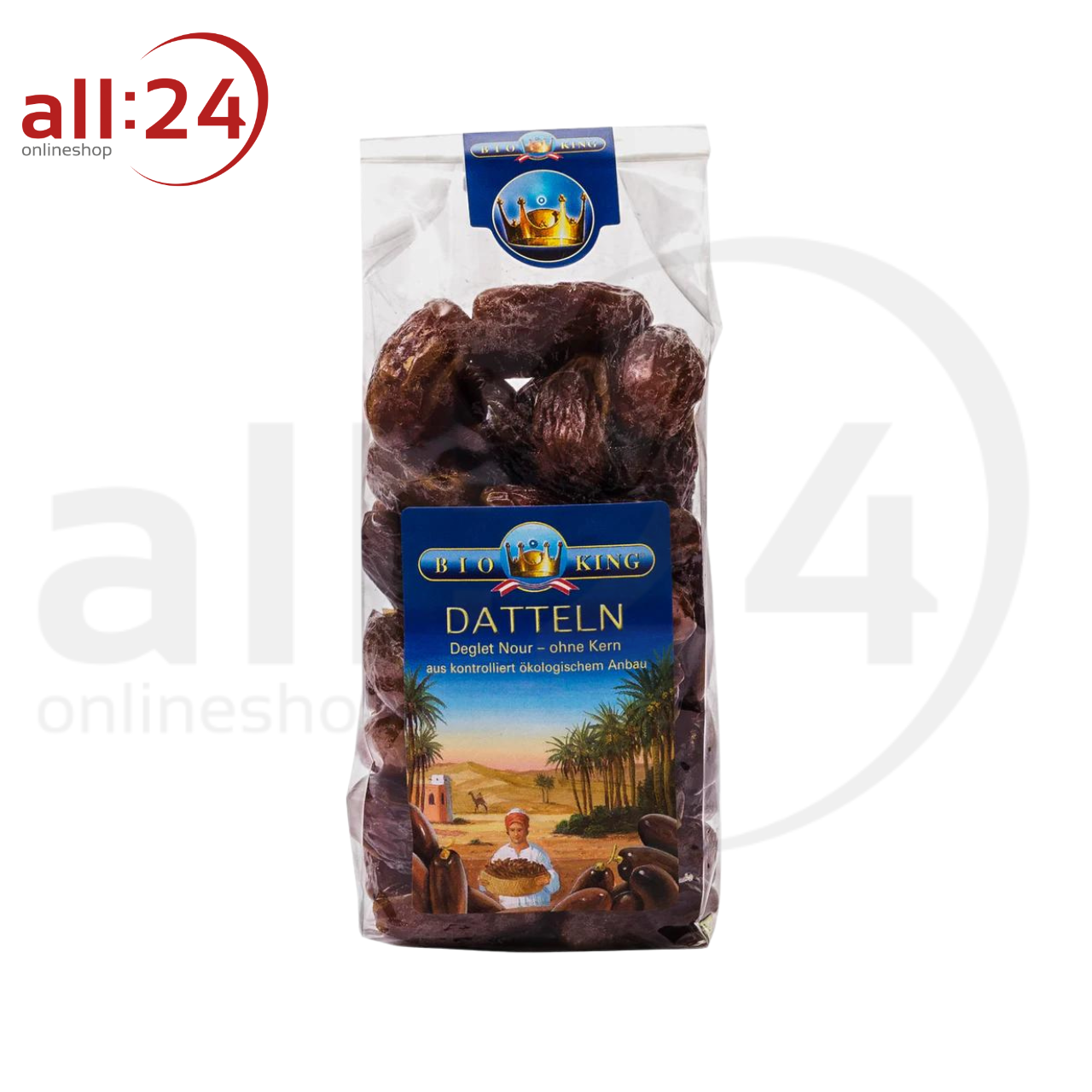 BioKing Bio-Datteln Deglet Nour ohne Kern, 250-500g