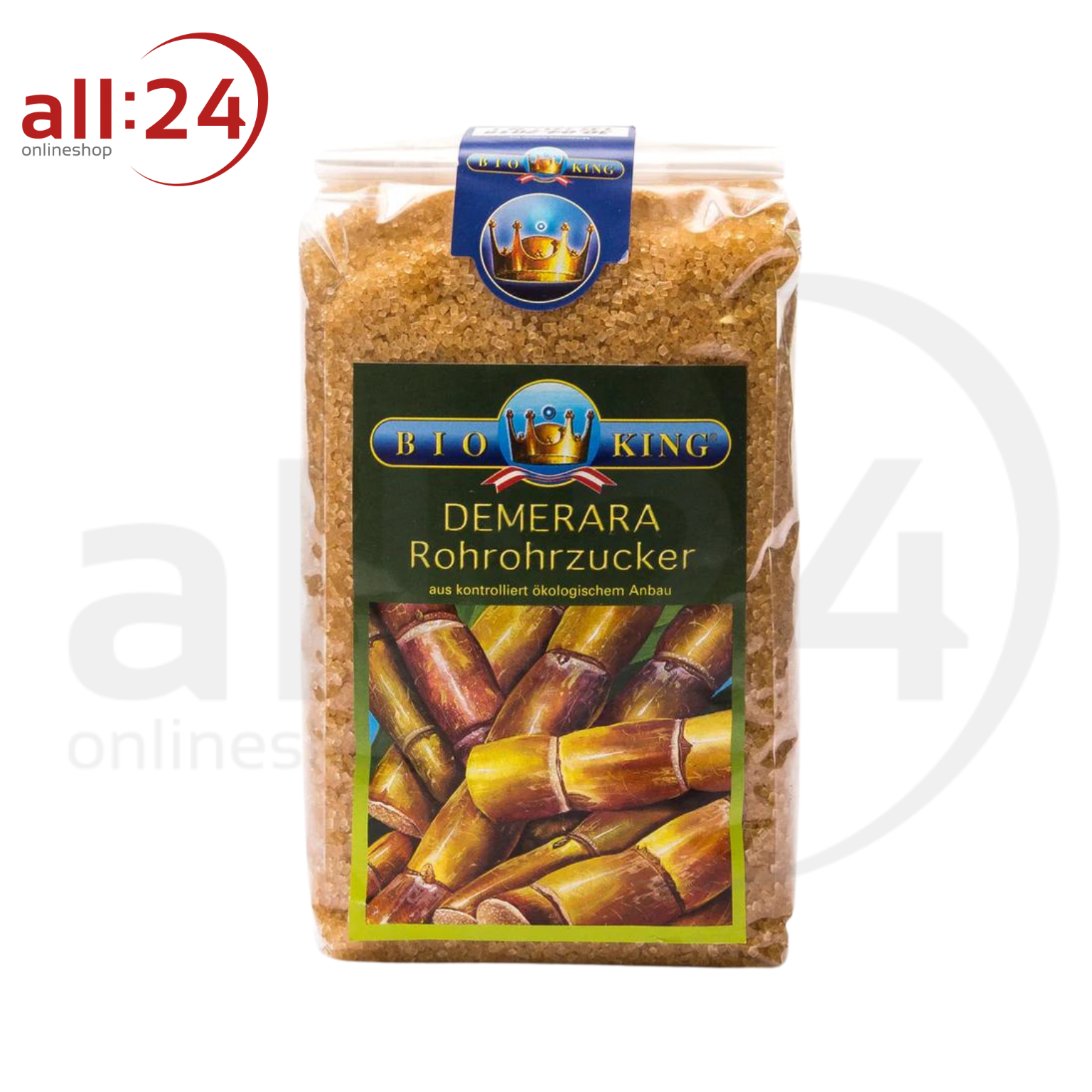 BioKing Bio Demerara Rohrrohrzucker 500g-1000g