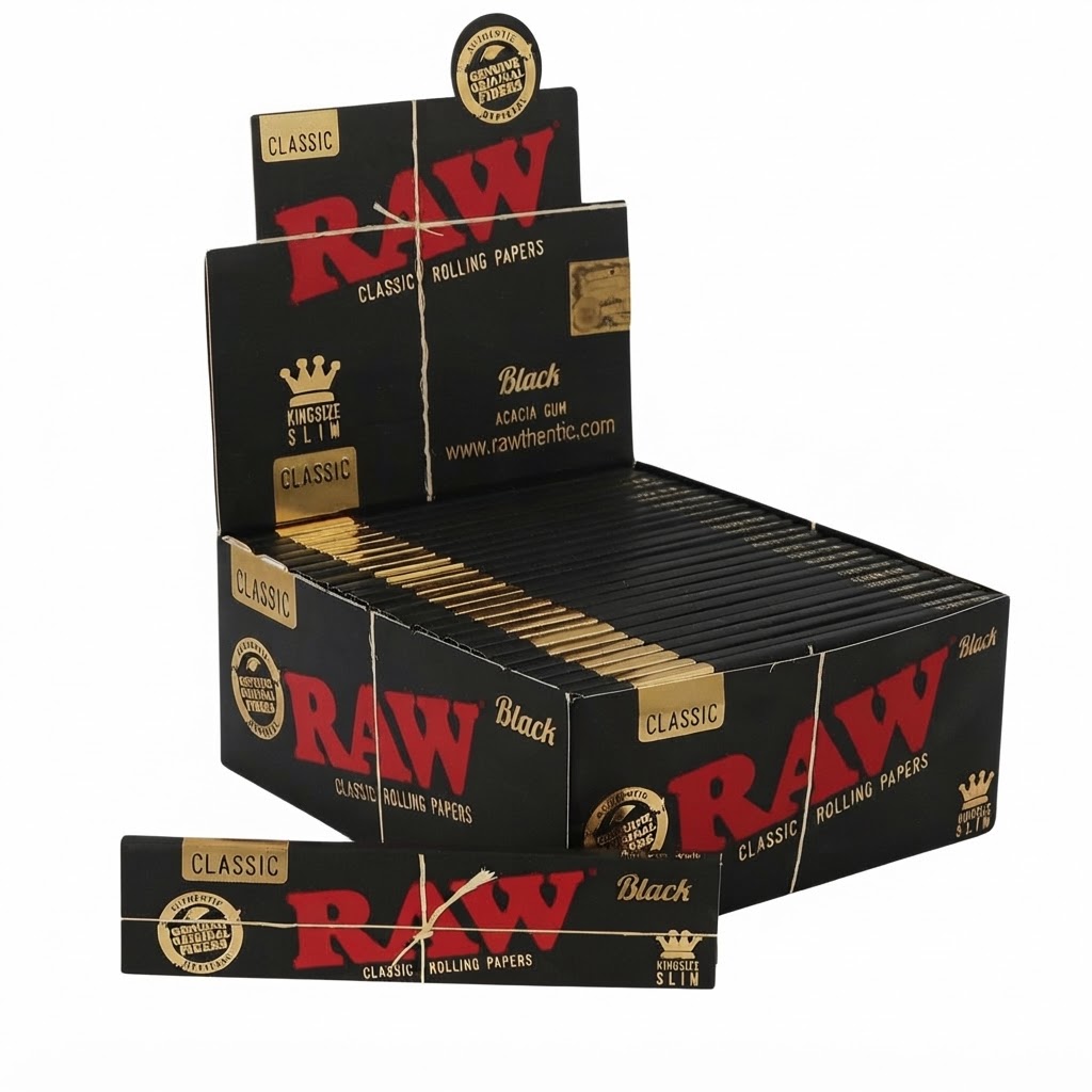 RAW Black Rolling Paper King Size Slim 50 Stück