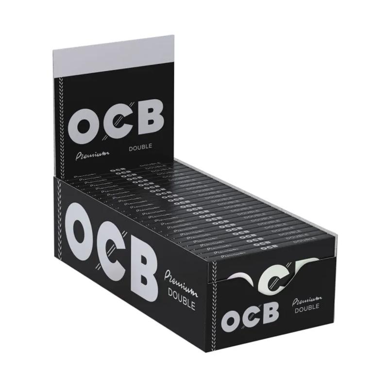 OCB Double Zigarettenpapier No. 4 Premium Kurz Box mit 25 Stück