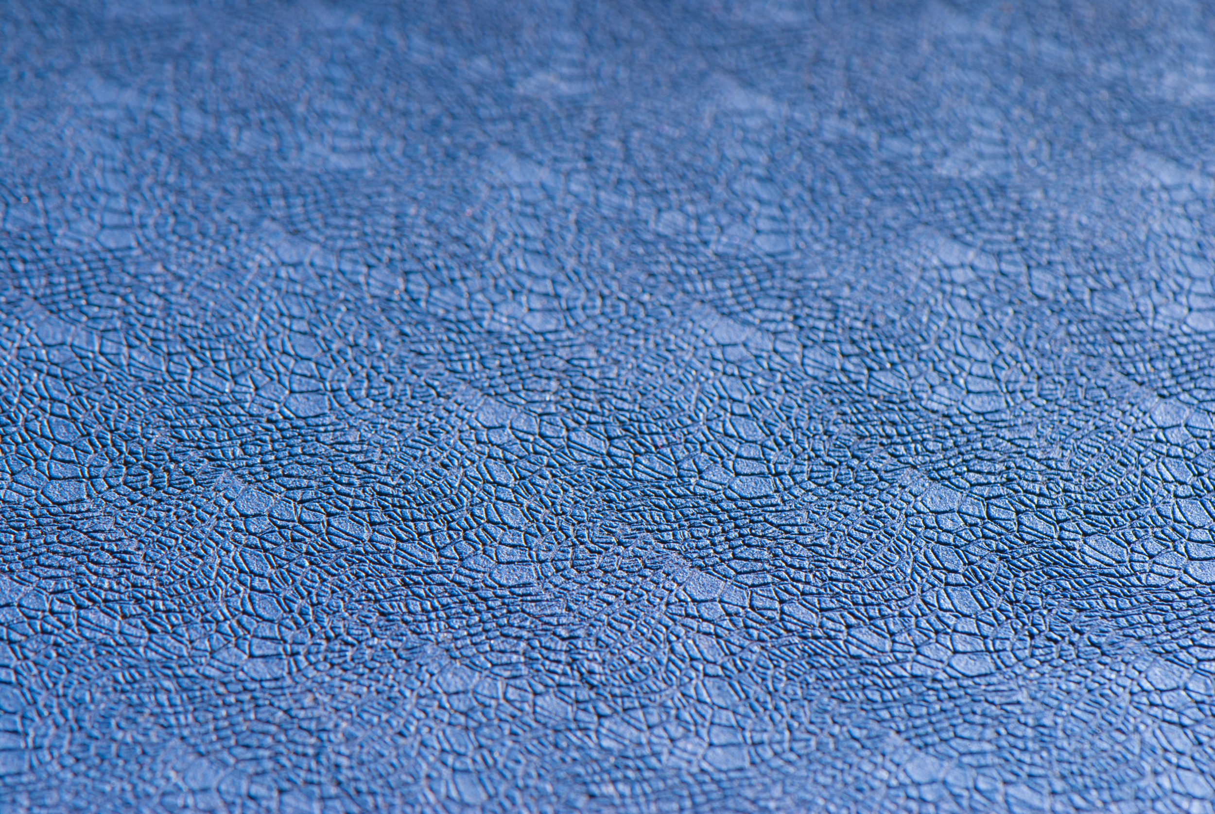 Yogamatte TPE Dunkelblau mit Blume des Lebens