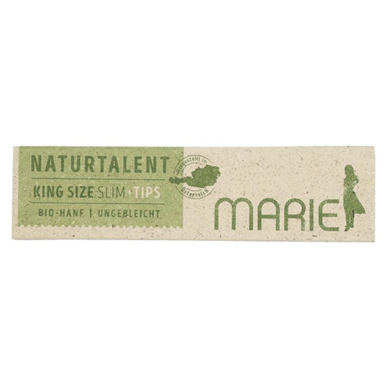 BOX MARIE Naturtalent King Size Slim und Tips 24er Pack 34 Paper + Tips