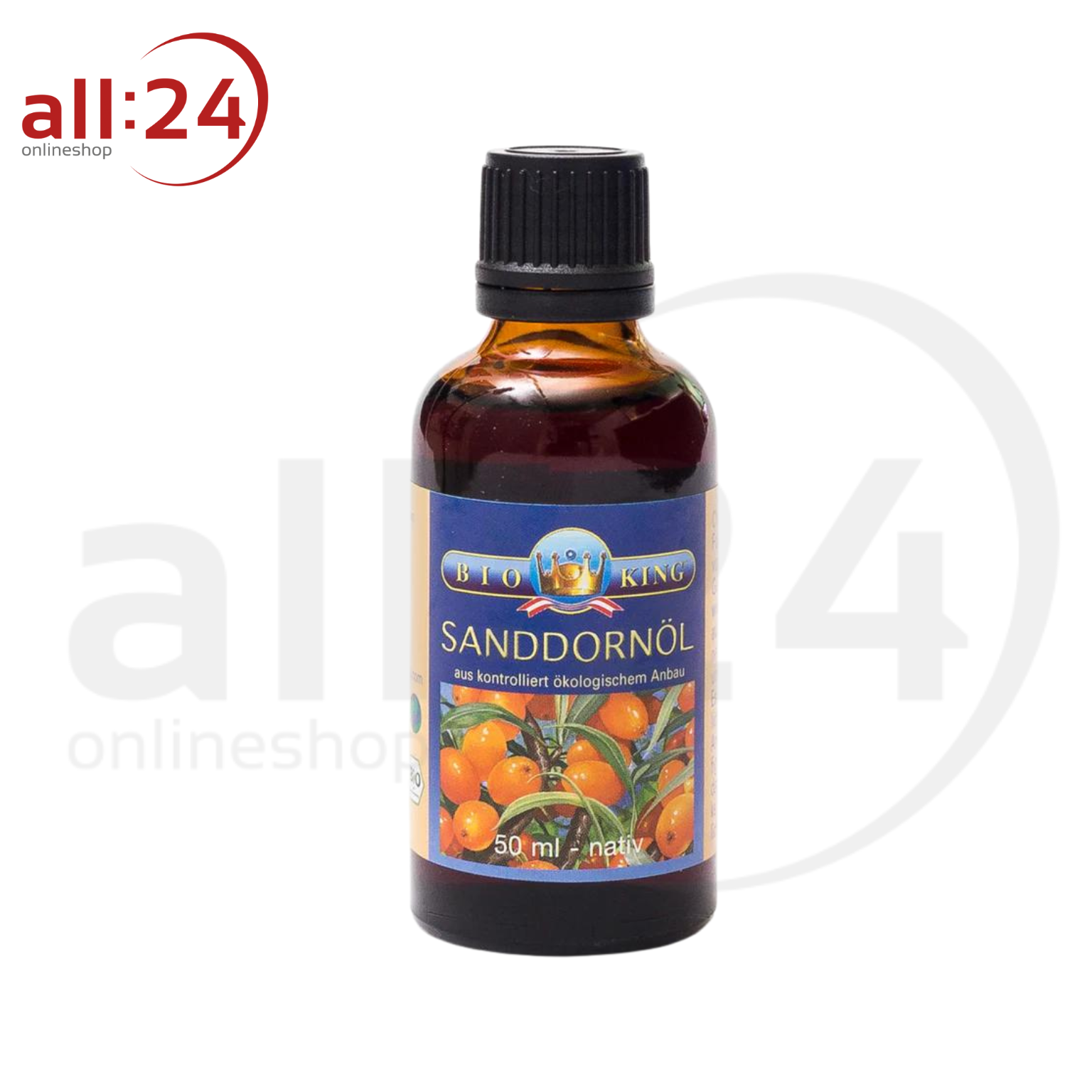 BioKing Bio Sanddorn-Fruchtfleischöl, 50ml