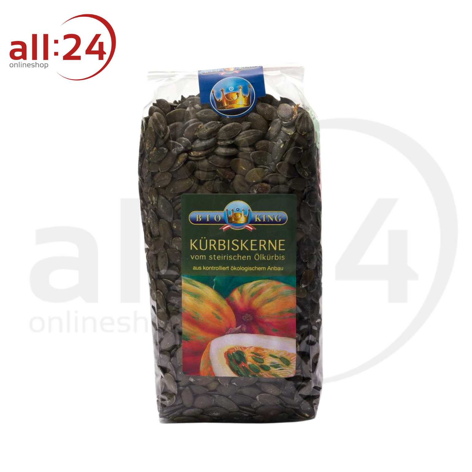 BioKing Bio Kürbiskerne vom Steirischen Ölkürbis Vegan, 250g-1000g