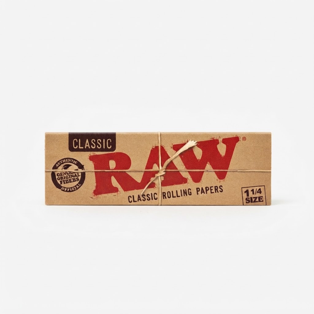 RAW Classic 1/4 Rolling Paper 24 Stück 50 Blatt