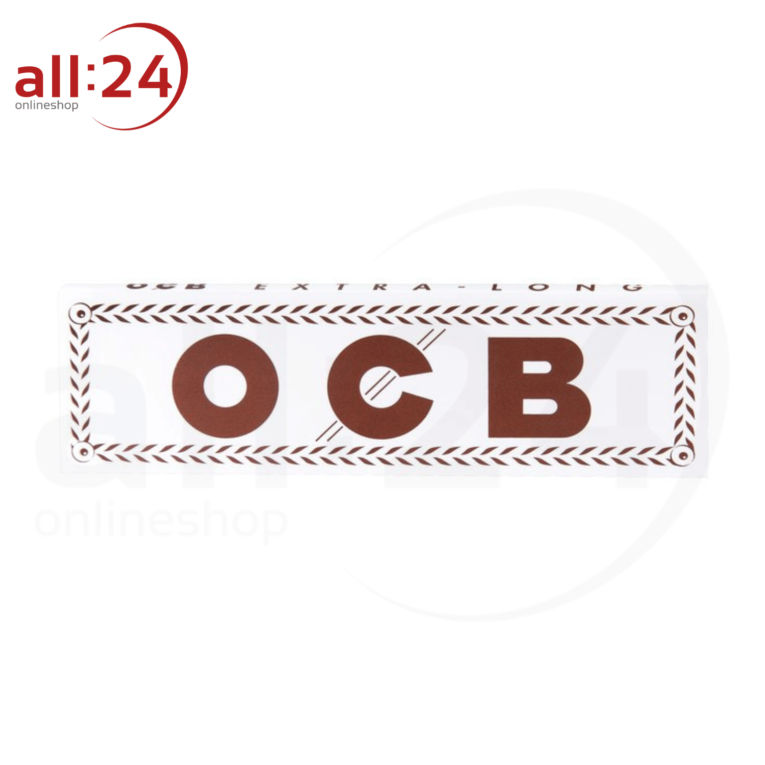 OCB Weiß Lang King Size Zigarettenpapier, 50er Box