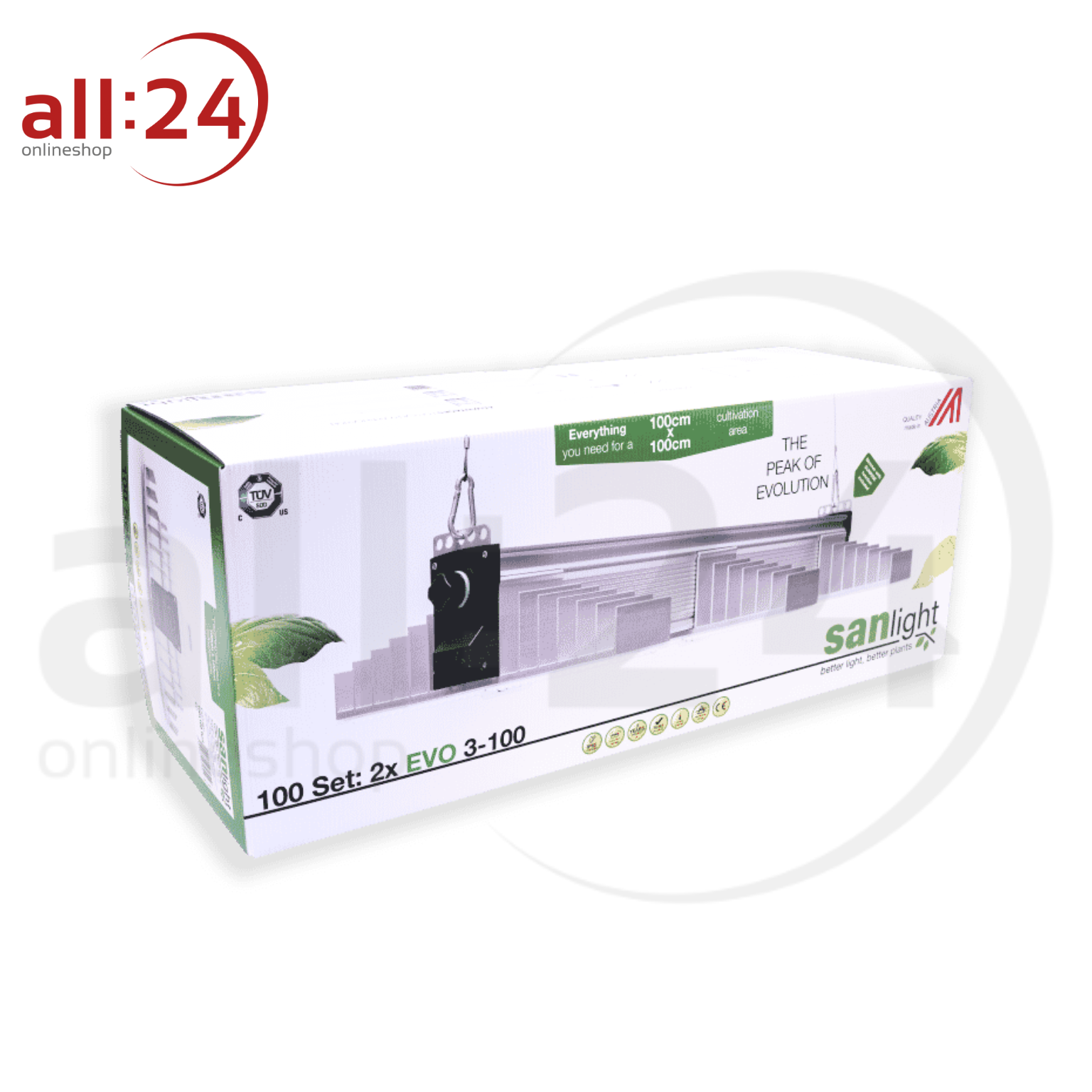 SANlight LED Set 2x EVO 3-100 1.5
