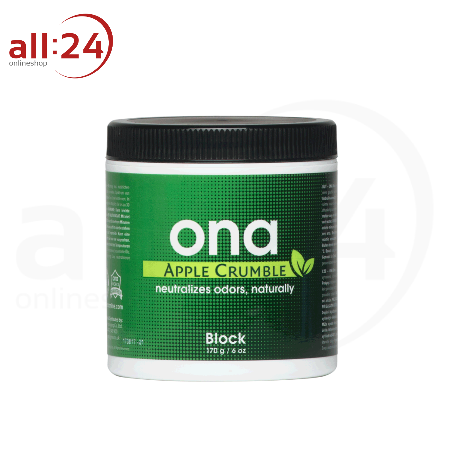 ONA Block Geruchsneutralisierer - Apple Crumble 170g