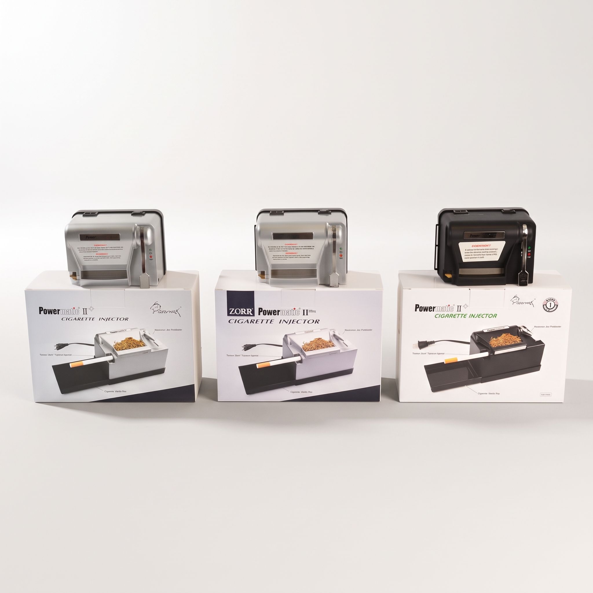 Powermatic 2 + PLUS Silber elektrische Stopfmaschine