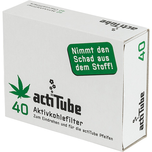 ActiTube Aktivkohlefilter 8mm  - 40er Box