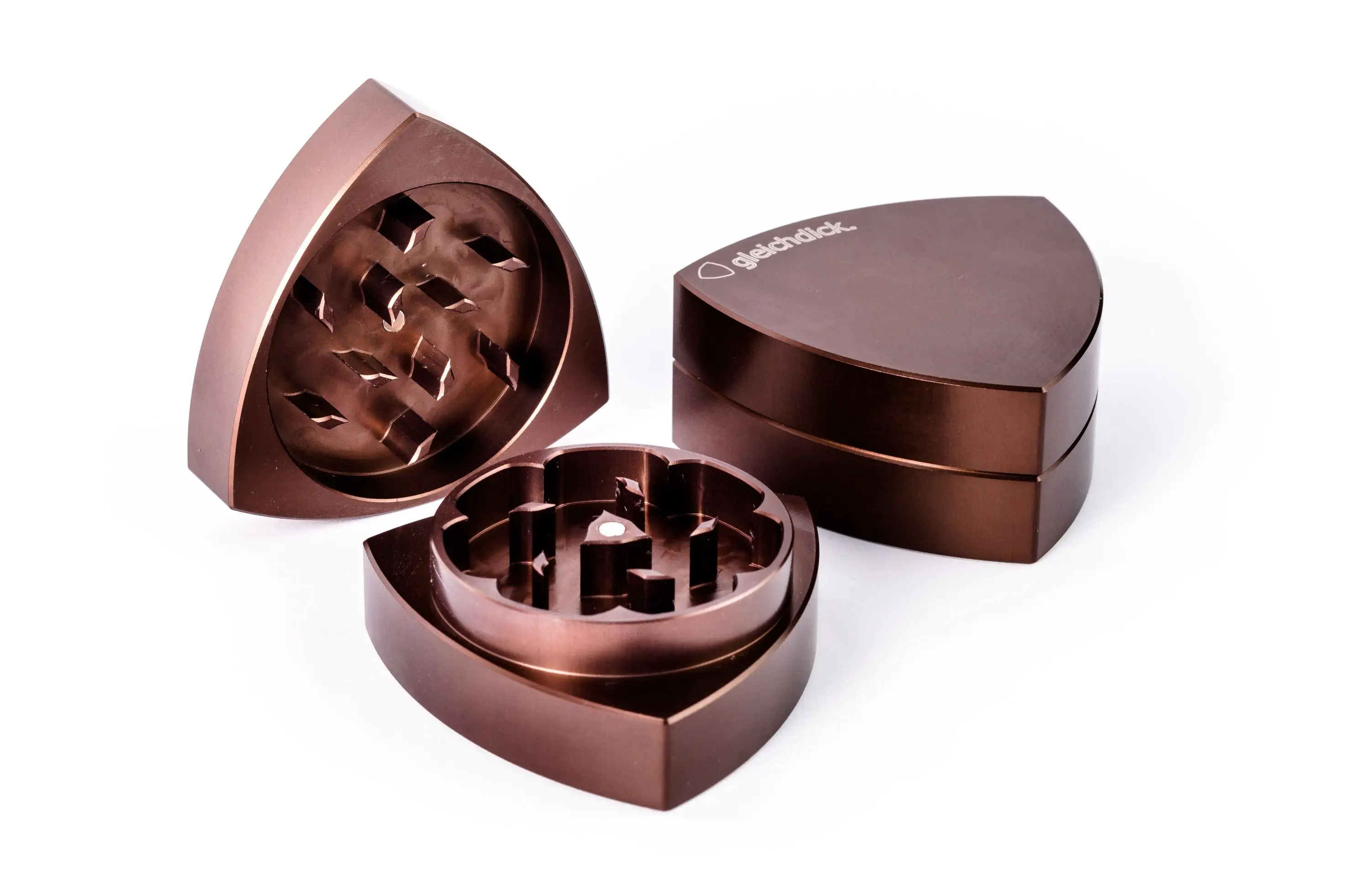 Gleichdick Alu-Mühle, 2-Teilig, Bronze