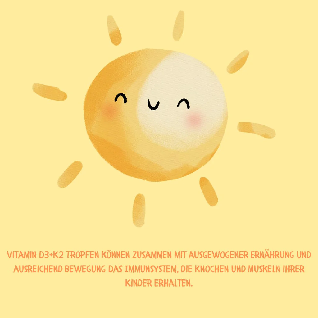 GreenKing Vitamin D3 + K2 für Kinder