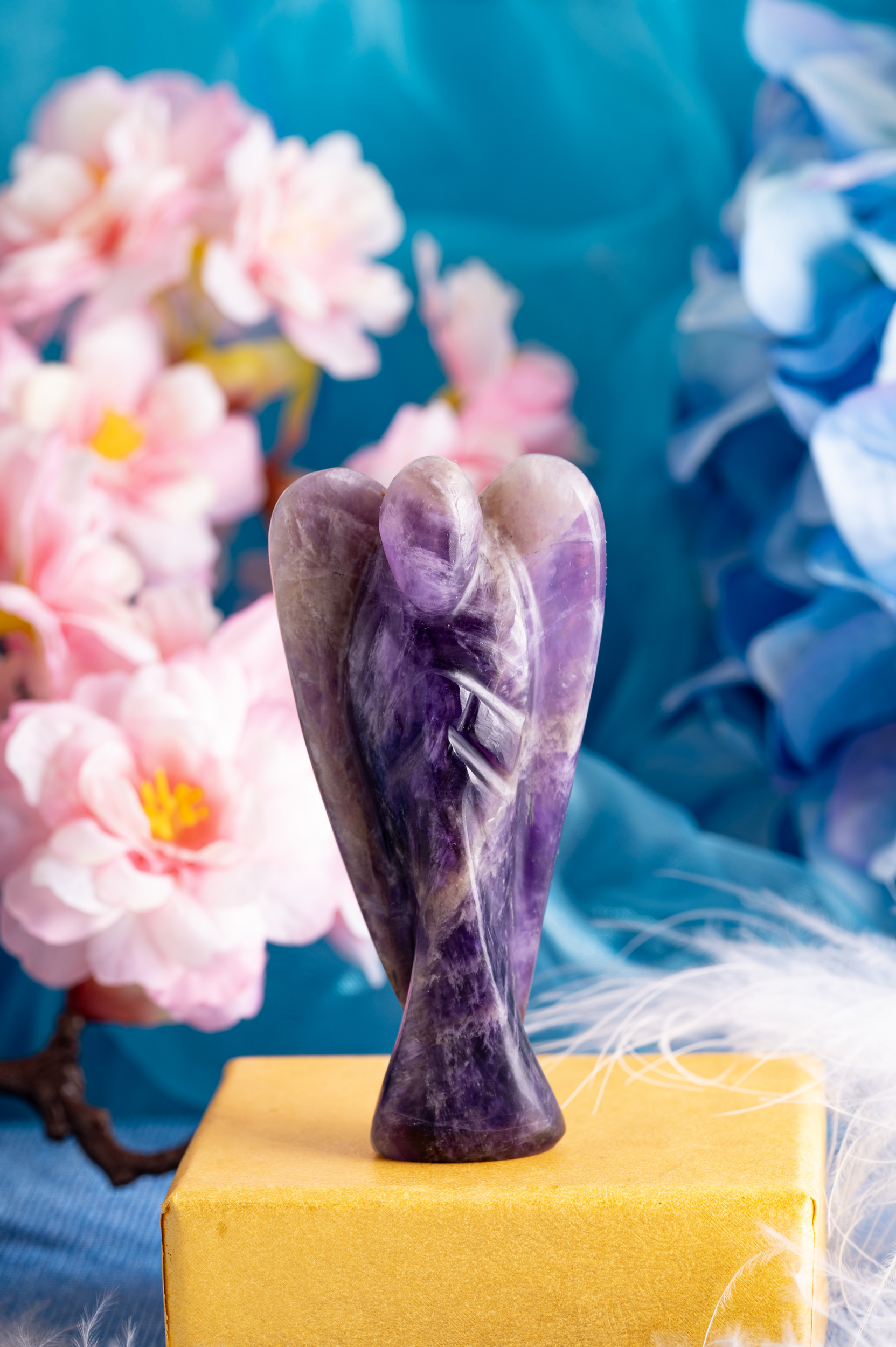 Engelchen aus Amethyst 7,5 cm