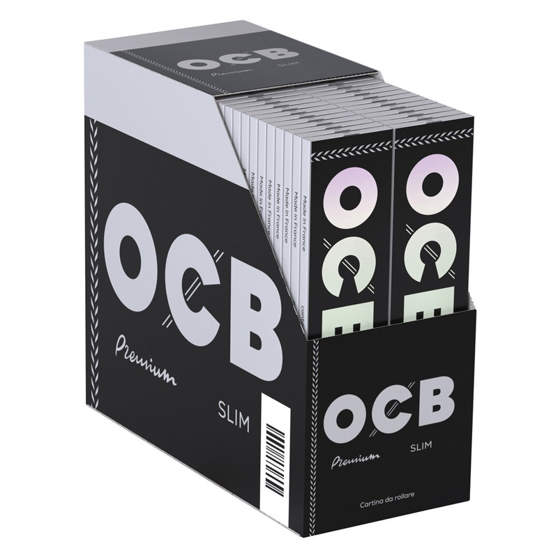 OCB Premium King Size Slim Black Zigarettenpapier 50 Stück