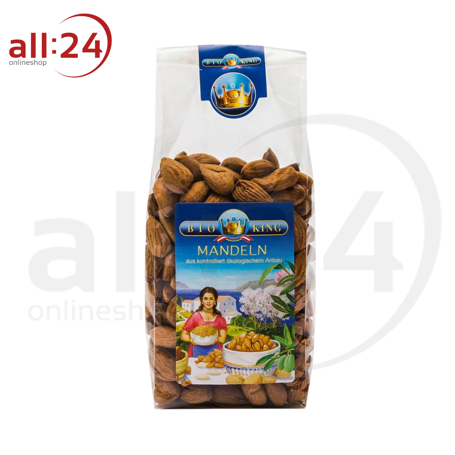 BioKing Bio Mandeln, 200g-500g