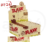 Artikelbild 1 des Artikels “BOX RAW Organic Hemp King Size Slim Rolling Papers, 50 Stück á 32 Blatt “