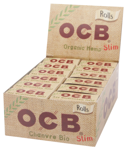 BOX OCB Organic Hemp Rolls, 24 Stück 