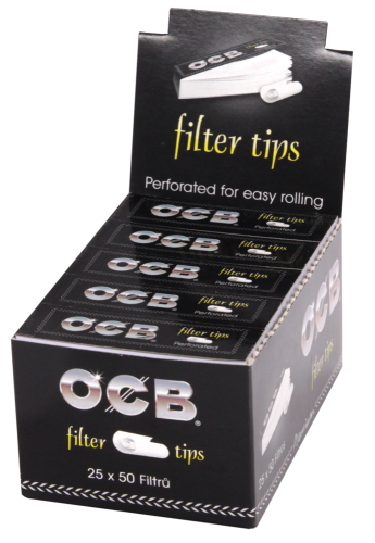 BOX OCB Filter Tips Premium, 25 Stück 