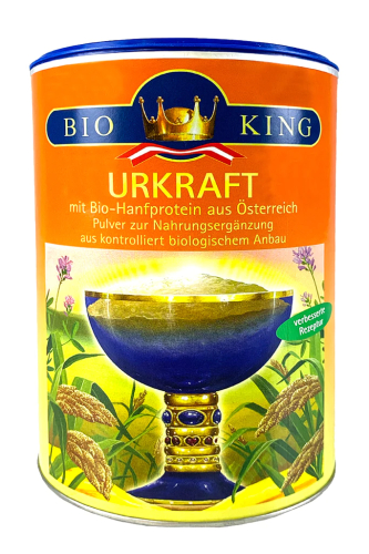 Bio King Urkraft mit Bio-Hanfprotein aus Österreich Pulver 