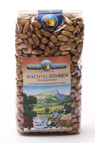 BioKing Bio Wachtelbohnen Pintobohnen 