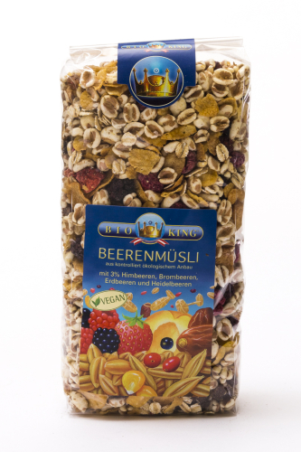 BioKing Bio Beerenmüsli Vegan 