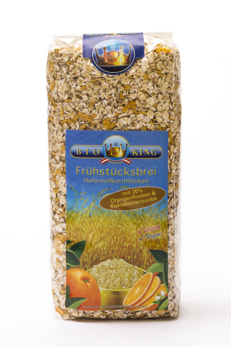 BioKing Bio Frühstücksbrei Porridge Orange 