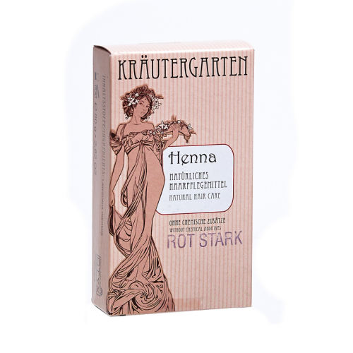 Kräutergarten Henna Pulver rot stark 80g 