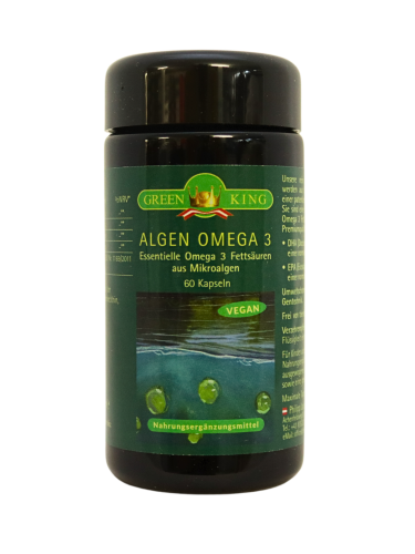 BioKing Algen Omega 3 60 Kapseln Vegan 