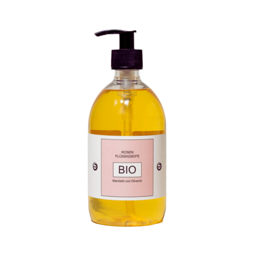 Walde Bio-Seife Rose - Sanfte Pflege für Gesicht, Hände und Körper, 500ml 