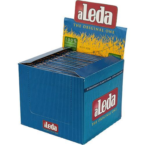 Aleda Blue Size Zigarettenpapier Papers Transparent Box 30 Stück 