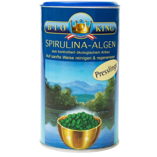BioKing Bio Spirulina-Algen Presslinge Vegan, 125g - 1000g 250 g