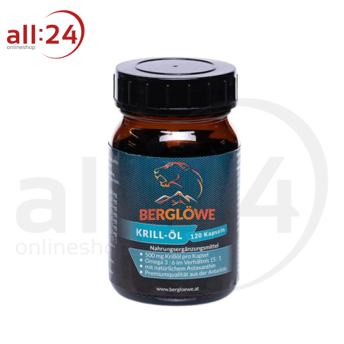Berglöwe Omega 3 aus Krill-Öl, 44g-88g 88g