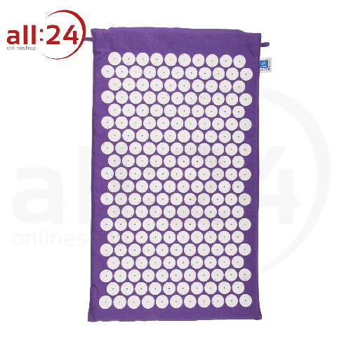 Berk Akupressurmatte Akupunktur 78x45cm Violett Qualitätsprodukt 