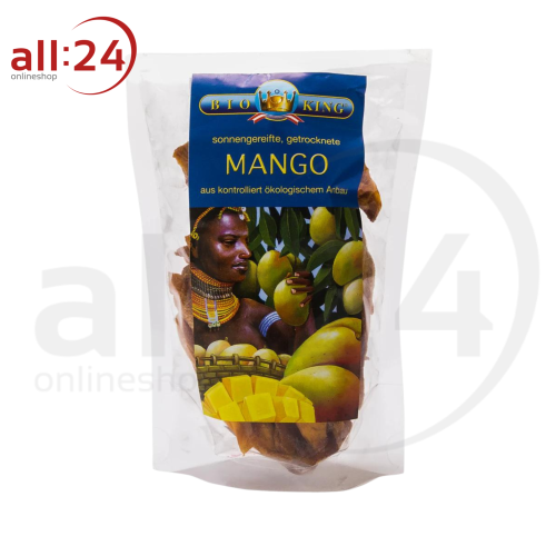 BioKing Bio Mango Getrocknet, 100g 