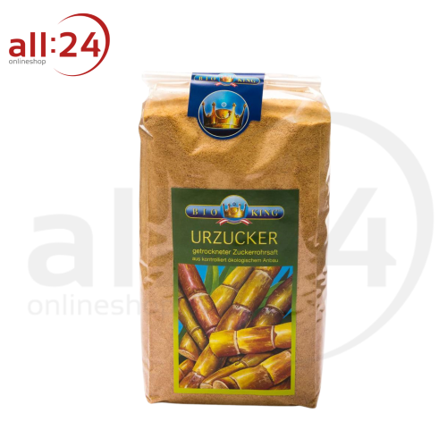 BioKing Bio Urzucker Vollrohrzucker 500g-1000g 