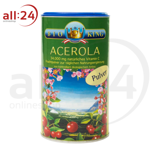 BioKing Bio Acerola Fruchtpulver Vegan, 200g-500g 500 g